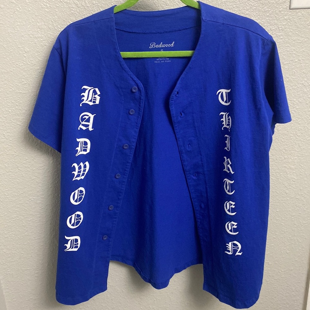 Badwood jersey button up